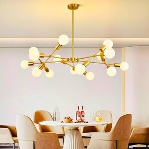 Mid-Century Modern 15 Light Sputnik Light Fixture MSRP: $139.00